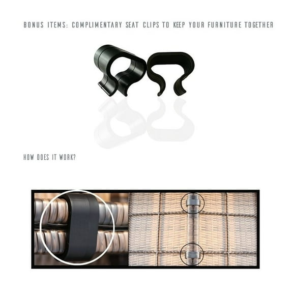 Living Source International 8-Piece Sectional Set plus Cushions - Espresso