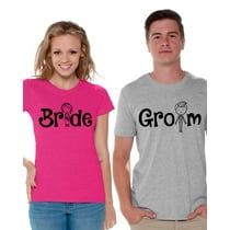 Awkward Styles Awkward Styles Couple Shirts Bride Groom Matching