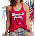 thumbnail image 3 of American Flag Tank Top Women: Glitter 4th of July Sleeveless Tee Patriotic Shirt Memorial Day Summer Vest Tops, 3 of 6