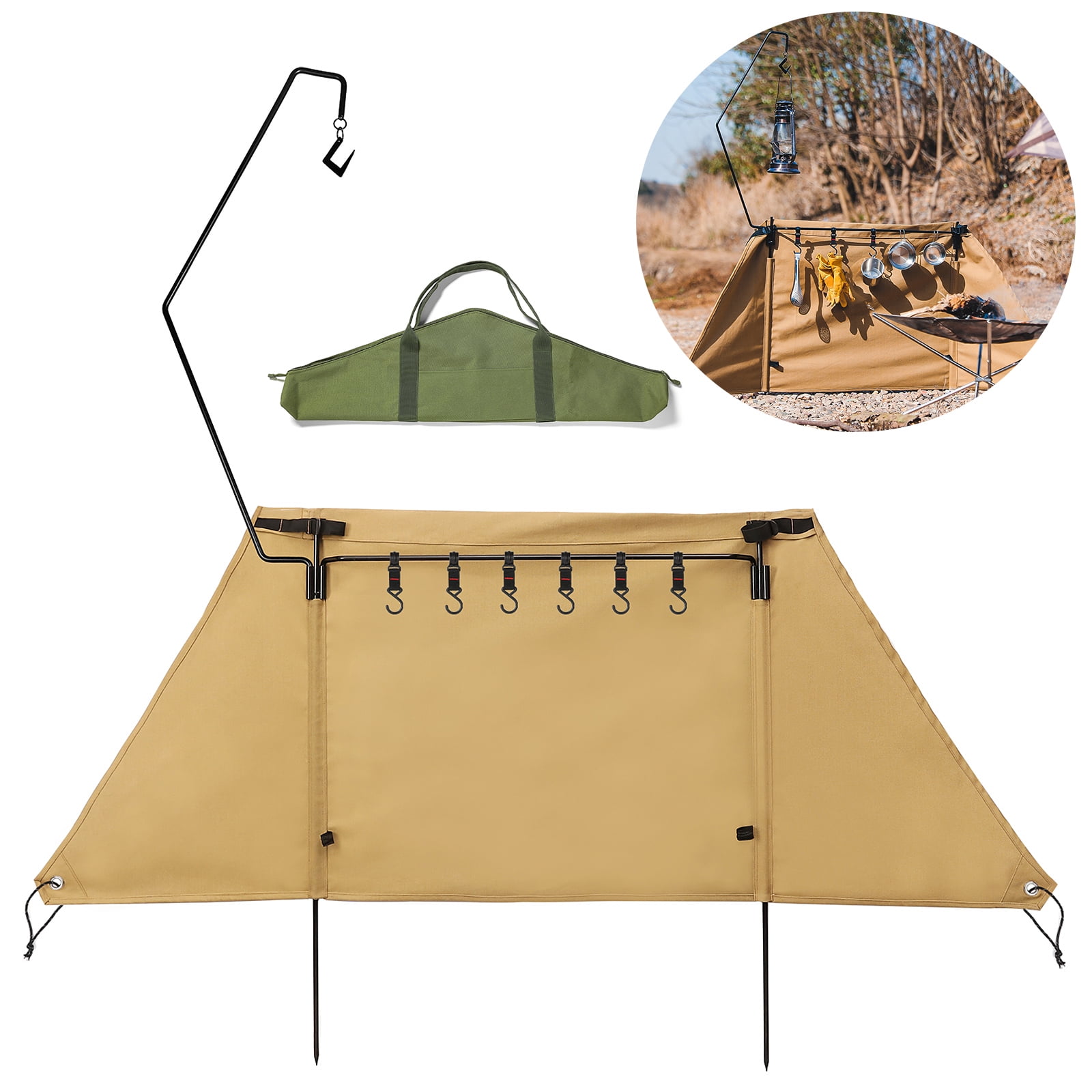 folding windbreak