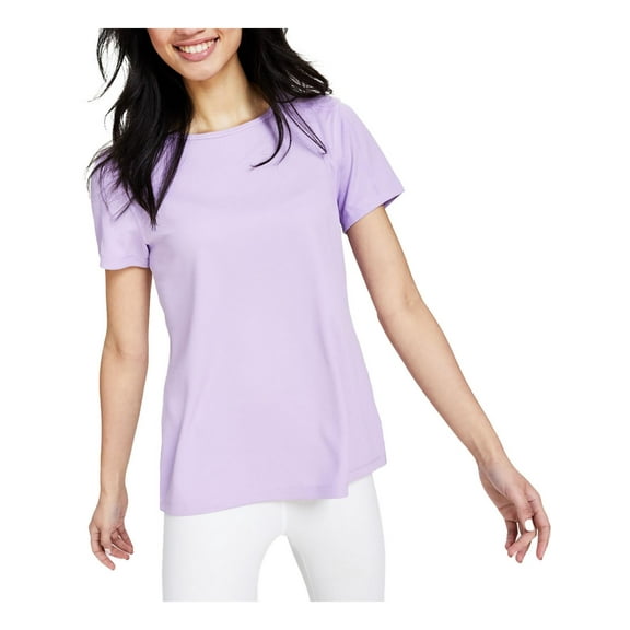 Ideology Womens Mesh Crewneck T-Shirt