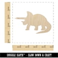 thumbnail image 2 of Triceratops Dinosaur Solid Wood Shape Unfinished Piece Cutout Craft DIY Projects - 4.70 Inch Size - 1/8 Inch Thick, 2 of 7