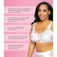 thumbnail image 5 of Exquisite Form 5100535 Fully® Cotton Soft Cup Wireless Full-Coverage Bra with Back Closure & Lace, 5 of 7