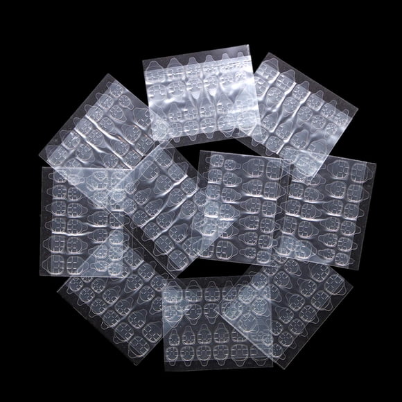 Adhesivos para uñas Ivtor, gelatina impermeable y transpirable, 240 unidades