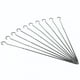 thumbnail image 1 of Brochetas 10PCS BBQ Barbacoa Asar Cocinar Largo Acero Inoxidable, 1 of 7