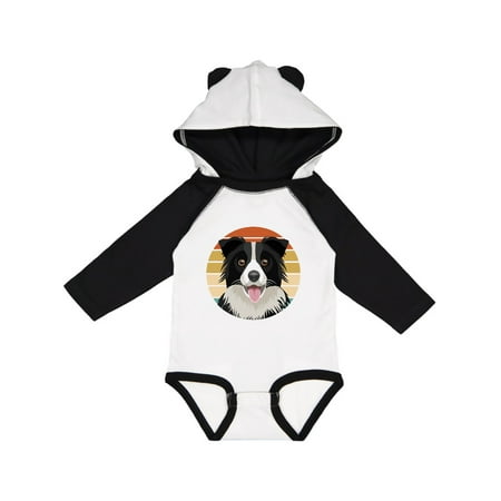 

Inktastic Border Collie Cute Dog Gift Baby Boy or Baby Girl Long Sleeve Bodysuit