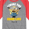 thumbnail image 3 of Despicable Me - Living The Good Life - Toddler & Youth Raglan Graphic T-Shirt, 3 of 6