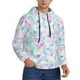 thumbnail image 2 of Sikiie Sequins Men's Hoodie, Essentials Hoodie, Sweatshirt, Pullover Hooded Sweatshirt for Men-XX-Large, 2 of 7