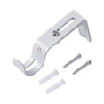 thumbnail image 1 of Curtain Rod Bracket Adjustable Easy to Install Decorative Heavy Duty Curtain Rod White, 1 of 8