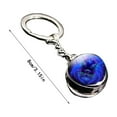 thumbnail image 3 of Pisces Constellation Key Chain Time Gemstone Keychain Pendant Creative Galaxy Keychain, 3 of 3