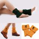thumbnail image 5 of Calentadores de piernas cortas para mujer, calcetines de polaina para botas sólidas de punto para invierno y otoño con botones, 5 of 5