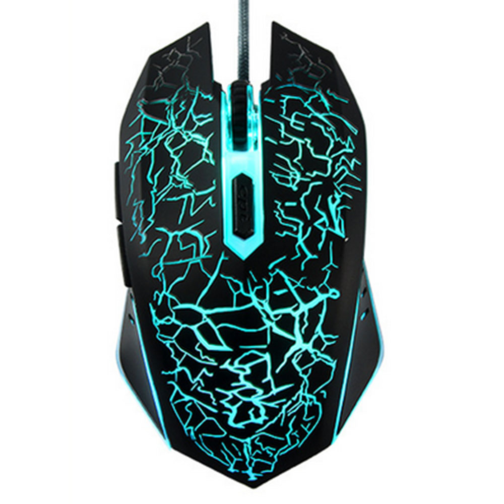 Gaming Mouse Wired, USB Optical Computer Mice with RGB Backlit, 4