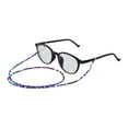 thumbnail image 2 of Unique Bargains 1 Pc Eyeglass Chain Glasses Chain Beaded Pattern 75cm L Purple, 2 of 5