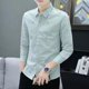 thumbnail image 3 of Ropa formal de negocios de manga larga para oficina, camisa y blusa para hombre, vestido de verano con botones, moda 2024, blusa informal de diseñador para hombre, 3 of 5