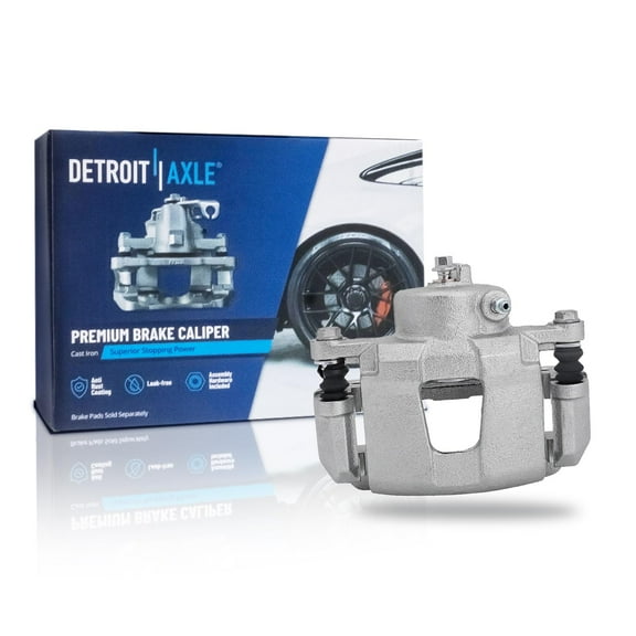 Detroit Axle - Front Left Brake Caliper w/Bracket Replacement for Chevrolet Aveo Optra Spark EV Pontiac G3 Wave Suzuki Forenza Reno