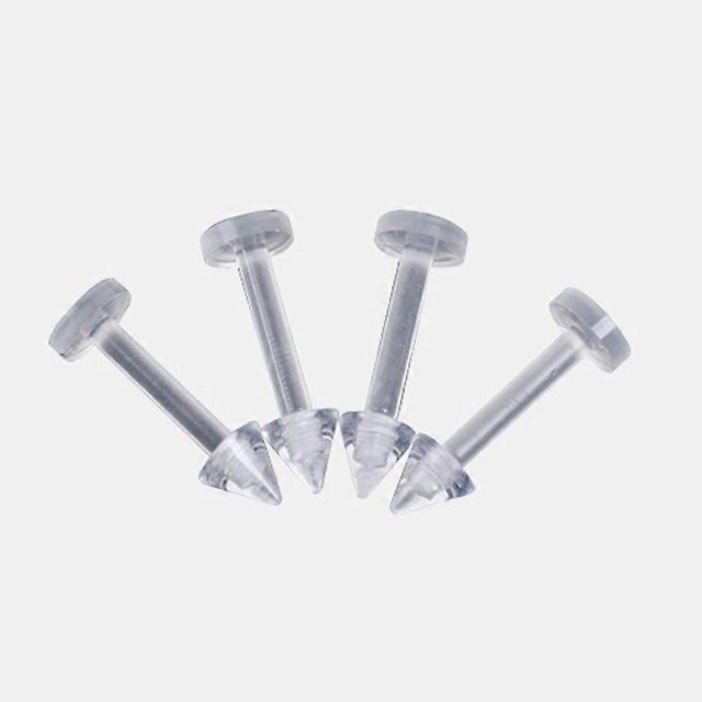 16G transparent invisible cone lip nail piercing jewelry nose nail ear bone nail