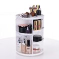 thumbnail image 1 of Estante de maquillaje giratorio de 360 grados, caja de maquillaje de plástico, caja de almacenamiento de cosméticos, estante de almacenamiento para el cuidado de la piel, 1 of 6
