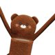 thumbnail image 3 of Caja de pañuelos para coche con diseño de animales de peluche, dispensador de pañuelos 2 en 1, organizador de papel de seda Estilo A, 3 of 4