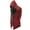Wine, variant on Viikei Mens Coats Outerwear Winter Mens Winter Coats Men's Winter Long Sleeved Cardigan Pockets Solid Color Warm Plush Hooded Jacket Fleece Sweater Coat