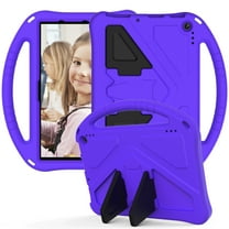 Feishell Kids-Friendly Case for Amazon Fire HD10/HD10 Plus 13th/11th Generatio 2023/2021,with Portable Handle & Kickstand,Shockproof EVA Foam Anti-Scratch Child Protector Tablet Case Cover,Purple