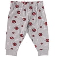 thumbnail image 4 of Spiderman Baby Boys Clothes 3-Piece Set with Baby Bodysuit, Pants, and Bib - Marvel Avengers Baby Boy Outfit (Red/Black/Grey, 6-9 Months), 4 of 5