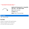 thumbnail image 2 of Ignition Coil Connector Kit - Compatible with 1987 - 1991 GMC V3500 1988 1989 1990, 2 of 2