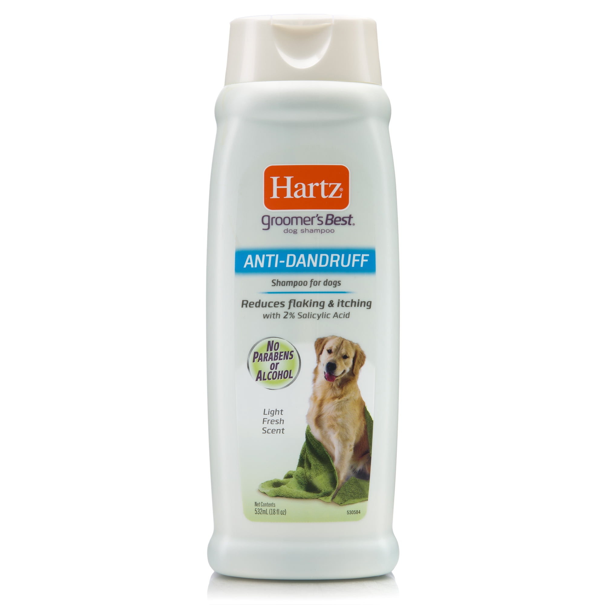 Hartz groomer's best anti-dandruff shampoo, 18-oz bottle