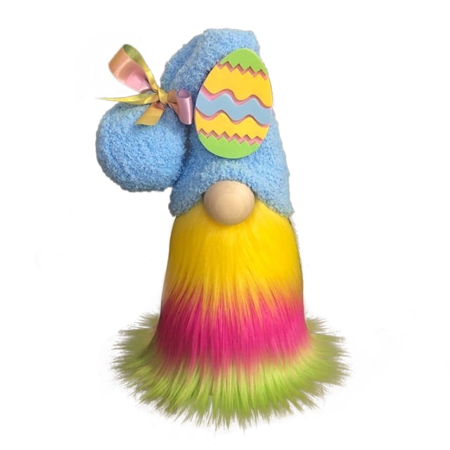 Riforla Easter Decoration Easter Decorative Handmade Plush Handmade Plush Easter Bunny Easter Decoration Rabbit Easter Bunny for Table Decoration F_001