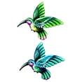 thumbnail image 1 of 2x Metal Hummingbird Wall Decor Colgando para dormitorio Cocina Jardín Yard, 1 of 9