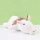 thumbnail image 2 of Peluche de dinosaurio con peso, almohada suave para la espalda, cojín lumbar, lindas almohadas, 38 cm, unicornio blanco, 2 of 4