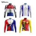 thumbnail image 2 of Camiseta de ciclismo para mujer, de primavera y otoño, camiseta de manga larga para bicicleta de montaña, ropa de ciclismo de secado rápido y transpirable, 2 of 5