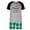 Style 3, variant on Christmas Pajamas for Family Matching Holiday PJ's Sets with Short Sleeve Tee and Short Loungewear（Women Size M）