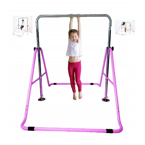 Barre fixe de gymnastique pour enfants Gymax â€“ Hauteur ajustable