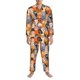 thumbnail image 3 of Balery Cute Cat Paw Pijama para Hombre de Dos Piezas con Manga Larga, Conjunto de Dormir y Descanso Suave con Bolsillos-Small, 3 of 7