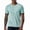 Mint Green, variant on Big & Tall Men's Short Sleeve Athletic T-Shirts Quick Dry Mesh Training Top Muscle Fit Performance Workout Tee for Running