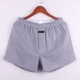thumbnail image 2 of PEASKJP Mens Solid Trunk Soft Comfortable Viscose Underwear Trunks,Gray XL, 2 of 3