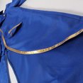thumbnail image 6 of Men's Vintage Gothic Medieval Steampunk Long Tailcoat Jacket Victorian Frock Button Down Swallow Coat Uniform Blue M, 6 of 8