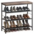 thumbnail image 1 of Organizador zapatero INGIORDAR de metal y tablero MDF de 4 niveles, 1 of 6