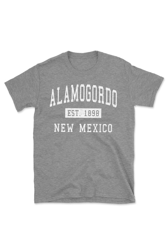 Alamogordo New Mexico Classic Established Men's Cotton T-Shirt