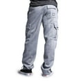 thumbnail image 2 of G-Style USA Men's Solid Fleece Cargo Pants DFP2 - Grey - 3X-Large, 2 of 5
