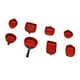thumbnail image 4 of Accesorios de cocina para casa de muñecas en miniatura jifengmusical 1/6, cuenco para plato y comedor Rojo, 4 of 8