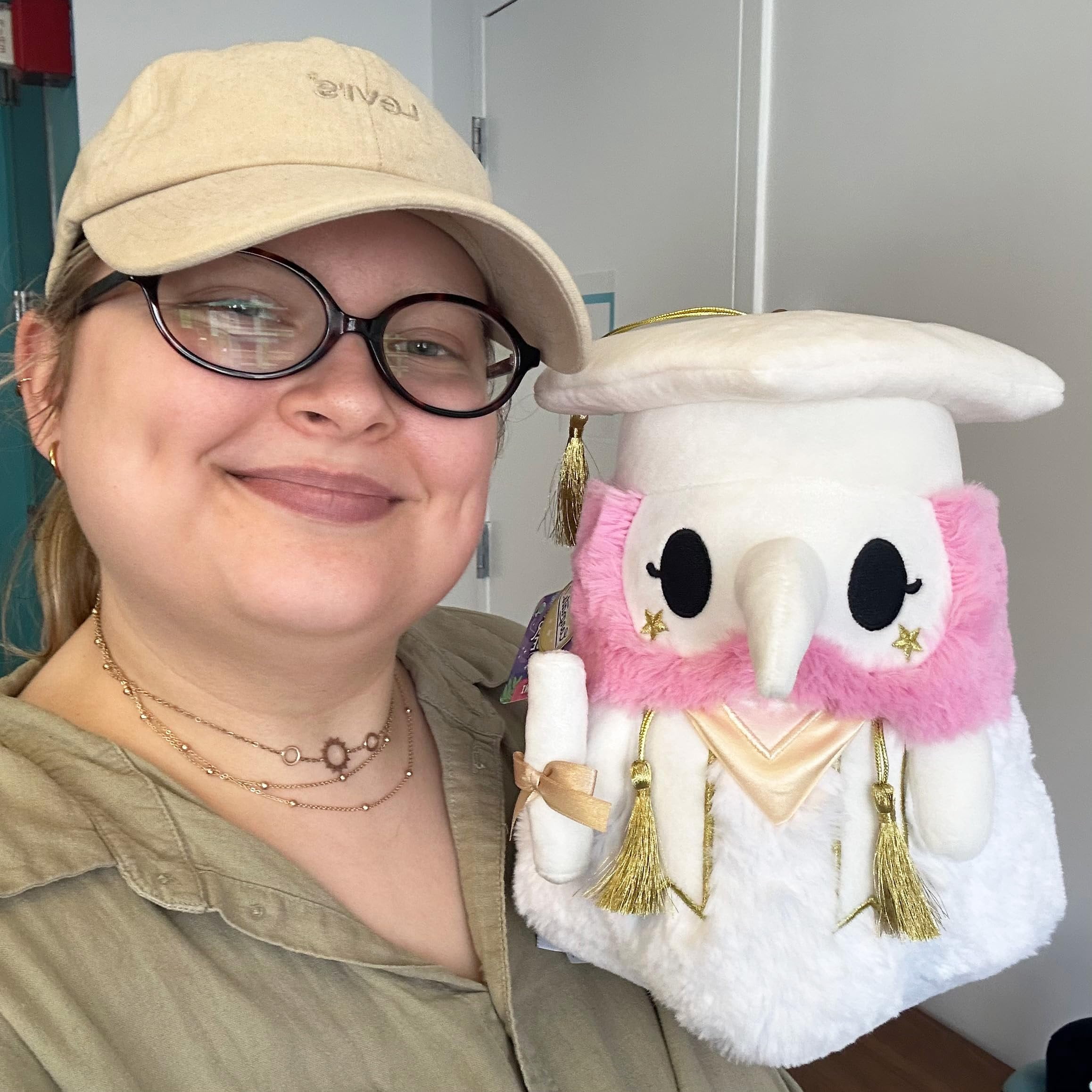 Squishable - Mini Graduation Plague Nurse - The Mysterious Doctor Plague Collection - 9.5 in - Soft Toy Collectible Stuffed Animal