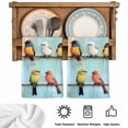thumbnail image 6 of Colorful Oil Painting Microfiber Kitchen Towel, Vintage Spring Birds Animals Soft Absorbent Dish Towels, Quick Drying Washable Dishcloths for Kitchen Cleaning, Drying Dishes, 18x28 Inches, 6 of 9