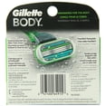 thumbnail image 6 of Gillette Body Razor for Men, 4 Count, 6 of 8