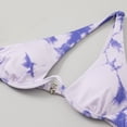thumbnail image 4 of Efsteb Bathing Suit for Women 2 Piece Bikini Two Piece Swim Suit Bathing Suits Comfortable Bikini Sets Print Fashion Swimwear (Purple,XL), 4 of 6