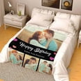 thumbnail image 3 of Custom Best Friends Blanket for Women Personalized Blanket with Photos Text Customized 10 Picture Collages Throw Blanket for Family Adult Kids Couple Birthday Christmas Memorial Gift Blankets, 3 of 5