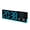 Blue light, variant on Oasiva Electronic Digital Clock for Wall or Desk, Large Time Display with Calendar, Alarm and Temperature Readout Ambients Lighting