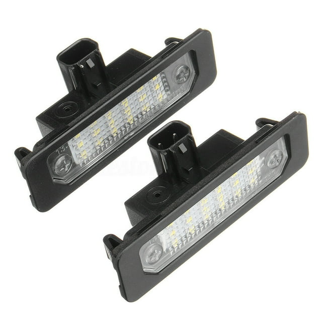 Kenally 1 par de luces LED para matrícula de coche, reemplazo de lámpara para 08-11 Focus 10-14 Mustang, accesorios para automóviles Bombillas para automóviles Kenally CZ11652-00B