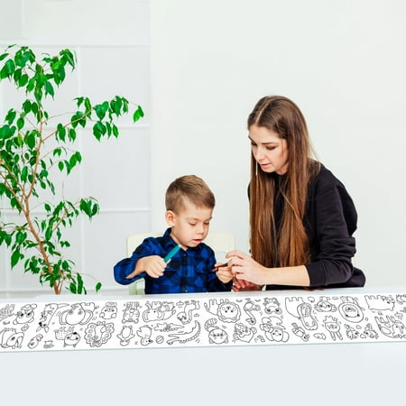 

XEOVHV Graffiti Picture Scroll Can Be Attached To The Wall Painting Paper To Draw Children s Graffiti Picture Scroll