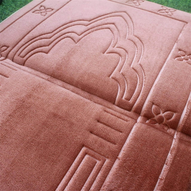ziyahi Folding Meditation Mat Prayer Rug Portable Mat for Home Decor Coffee Color